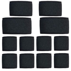 HDHYK Belt Keepers Elastic Belt Loop Keeper-Backpack Belt Loop- for 1''/1.5"/2" Wide Belt, Keep Your Straps Tidy.(Black)