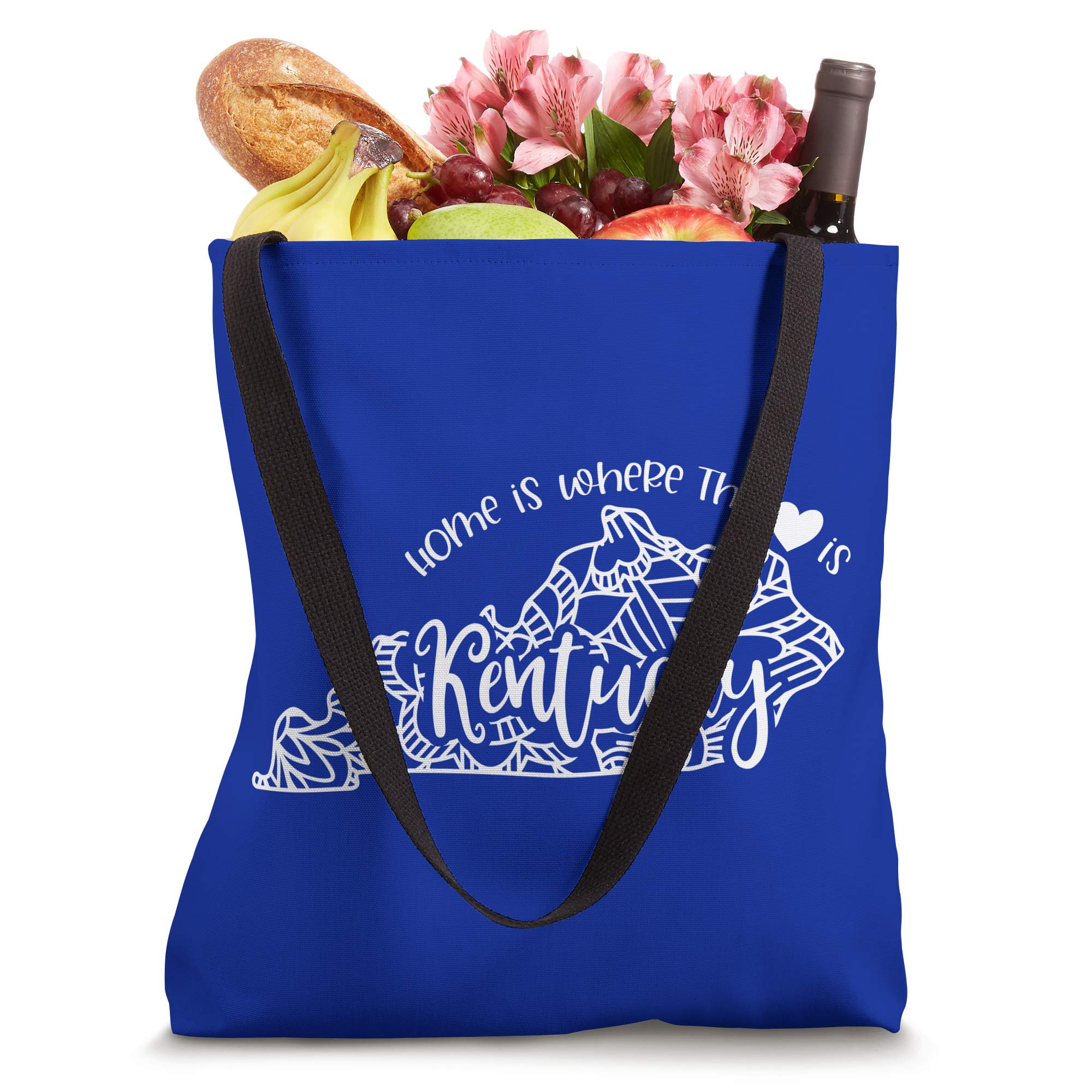 Home Is Where The Heart Is Kentucky State Gift Tote Bag