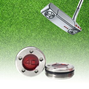 SEACLOUD Golf Putter Weights 2pcs 40g for Newport Putters Golf Weights Red Compatible for Newport Putter