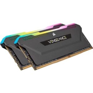 Corsair Vengeance RGB Pro SL 16GB (2x8GB) DDR4 3200 (PC4-25600) C16 Desktop memory – Black (CMH16GX4M2E3200C16)