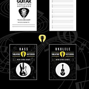 Guitar Tablature Notebook: Blank Guitar Tablature Paper, Standard Tab Manuscript Paperback for Beginners and Advanced Musicians