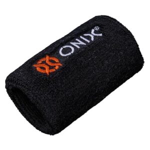 ONIX Pickleball Sweat Absorption Wristband — Black