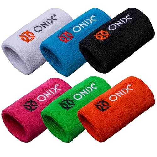 ONIX Pickleball Sweat Absorption Wristband — Black