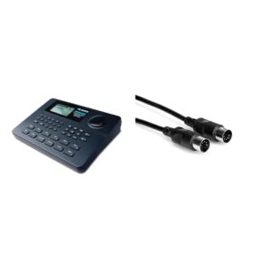 Alesis SR-16 Studio-Grade Standalone Drum Machine (Black) + Hosa 5-Pin DIN to 5-Pin DIN MIDI Cable (5 Feet)