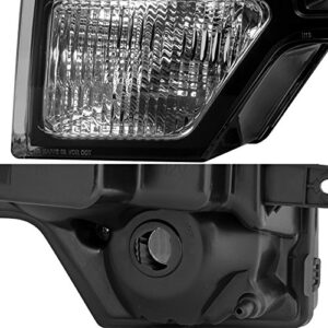 AKKON - For Black 09-14 Ford F150 F-150 For Non Projector Headlight Model Pickup Truck Headlight Replacement