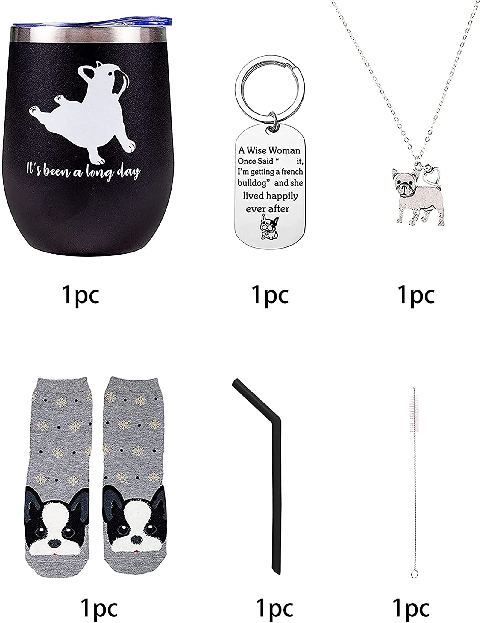 EBE EmmasbyEmma French Bulldog Gifts for Women, Frenchie Lovers Gifts for Women, French Bulldog Yoga, Frenchie Gifts for Women, French Bulldog Lover Gifts, French Bulldog Tumbler