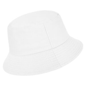 durio mens bucket hats wide brim white bucket hats for men packable travel bucket hat men wide brim beach sun hat c white solid one size