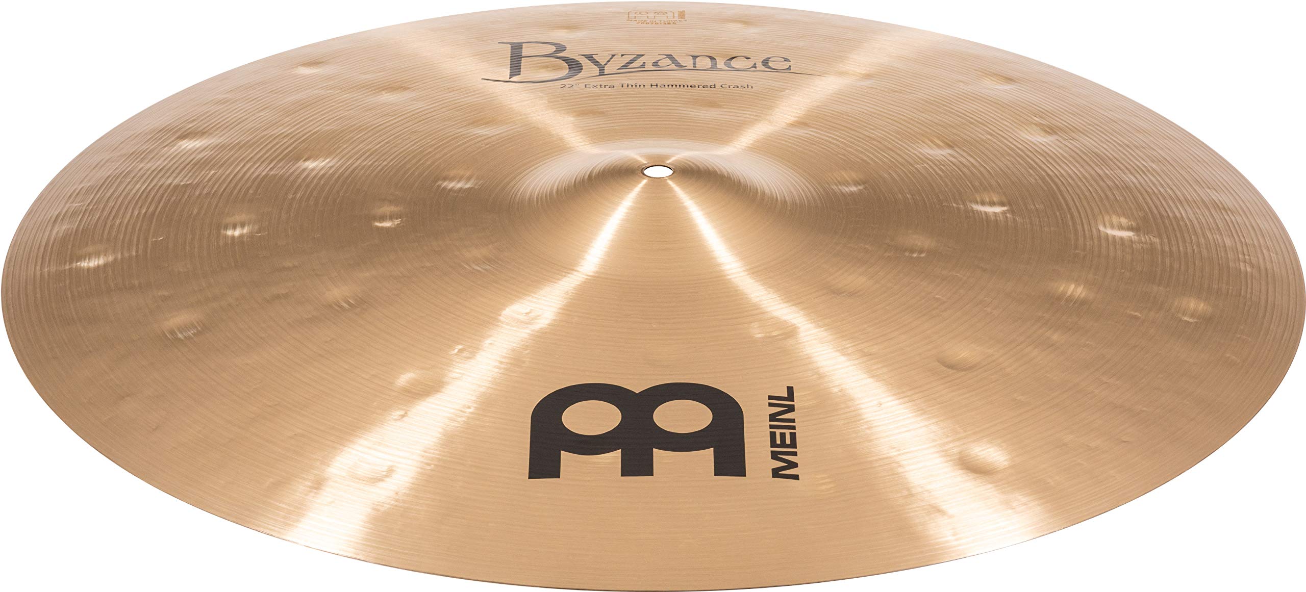 Meinl Cymbals Byzance Traditional Extra Thin Hammered Crash — Made in Turkey — B20 Bronze, 2-Year Warranty, 22インチ (B22ETHC)