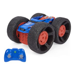 air hogs super soft, jump fury with zero-damage wheels, extreme jumping remote control car, kids toys for kids 4 and up, 1:15 scale