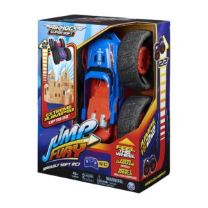 Air Hogs Super Soft, Jump Fury with Zero-Damage Wheels, Extreme Jumping Remote Control Car, Kids Toys for Kids 4 and up, 1:15 Scale