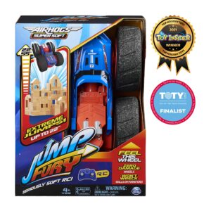 Air Hogs Super Soft, Jump Fury with Zero-Damage Wheels, Extreme Jumping Remote Control Car, Kids Toys for Kids 4 and up, 1:15 Scale