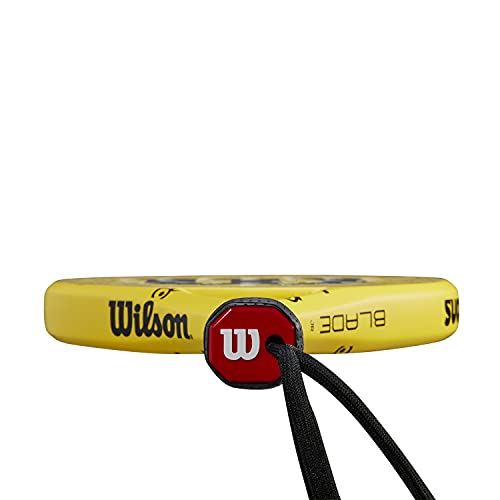 Wilson Minions Junior Eyes Padel Racket, for Children, Fibreglass/EVA, 300 g, Yellow/Black, WR070611U0