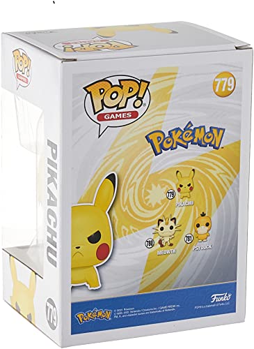 Funko POP Pop! Games: Pokemon - Pikachu (Attack Stance) Collectible Vinyl Figure, Multicolor, One Size