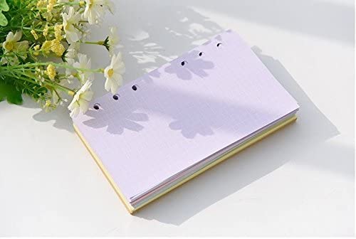 A5 Color Notes Refill to do list for Ring Bound Planners and Notebooks, fits Filofax, Kikki K, Recollection, Carpe Diem, 6 Ring binder, (PLANNER NOT INCLUDED) (Pink (To Do))