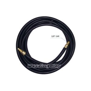 WeldingCity 150 Amp Power Cable Hose 57Y03R (50-ft Rubber) 1-piece Style for Air-Cooled TIG Welding Torch 9 and 17 from Weldcraft Lincoln Miller ESAB