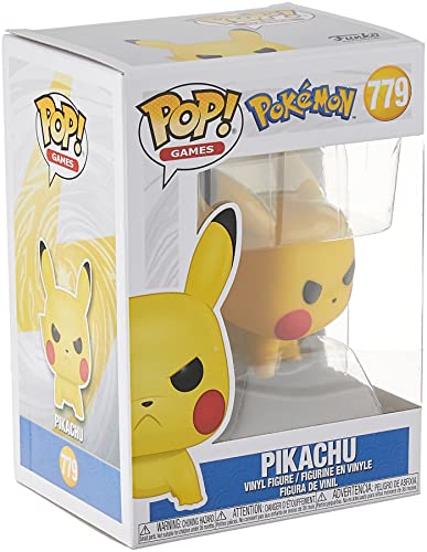 Funko POP Pop! Games: Pokemon - Pikachu (Attack Stance) Collectible Vinyl Figure, Multicolor, One Size