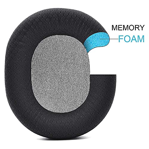 Arctis 7 Arctis 9 Repair Parts Suit Replacement Ear Pad and Headband Pad Compatible with SteelSeries Arctis 7 / Arctis 9X / Arctis pro Lossless Wireless Gaming Headset(A)