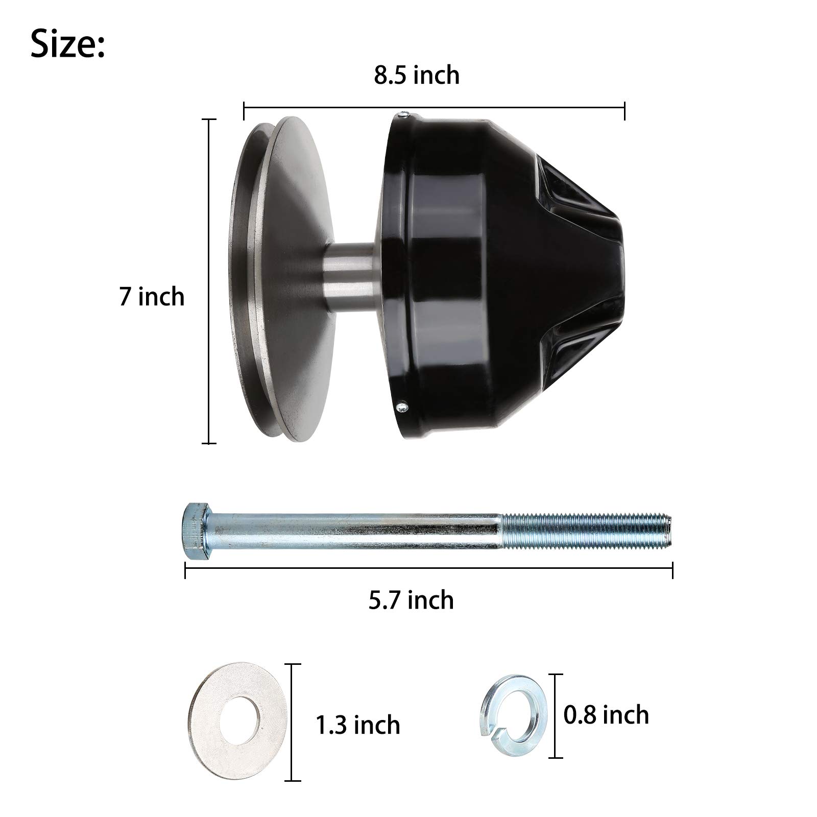 10L0L Golf Cart Primary Drive Clutch for EZGO TXT 4 Cycle 1991-2009, 2 Cycle 1989-1994 Gas Model, Replace OEM 26952-G01 26952-G02 23817-G1 9035