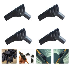 BESPORTBLE 4pcs Canopy Fittings Folding Canopy Tent Coupling Connectors DIY Tent Joint Support Rod Stand Holder Outdoor Tent Accessories Supplies 8.5mm Black