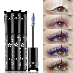 LGSZGDCN 6 Colors Lashes Mascara Eyes Waterproof Fast Dry Eyelashes Curling Lengthening Makeup Eye Lengthening, Lifting, Curling Kit Gift Set