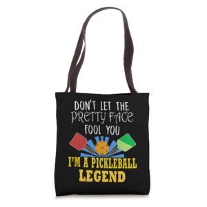 Funny Gift Idea for Pickleball Player Dink Quote Tote Bag