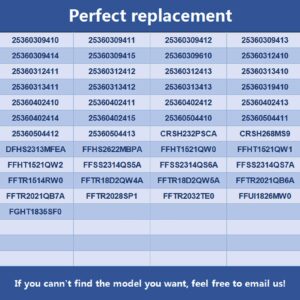 242077702, FDQC18EL4F, 242077705 Evaporator Fan Motor (OEM), 5304514392, A03788604 Blower Motor for Frigidaire, Kenmore Refrigerators