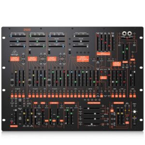 behringer 2600 semi-modular analog synthesizer with 3 vcos and multi-mode vcf in 8u rack-mount format