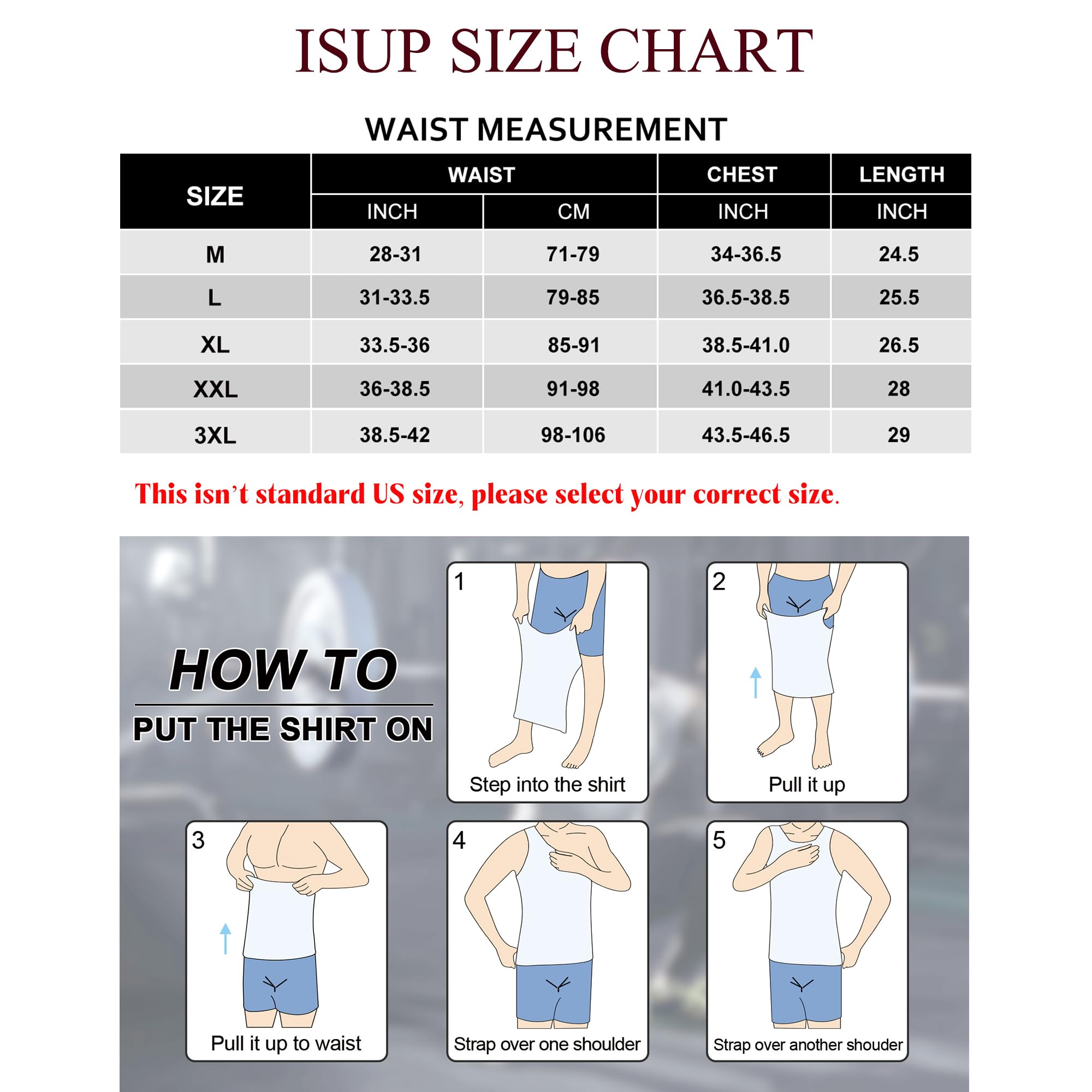 ISUP Mens Slimming Body Shaper Shirt Chest Compression Tank Top Tummy Control Undershirt Shaperwear White