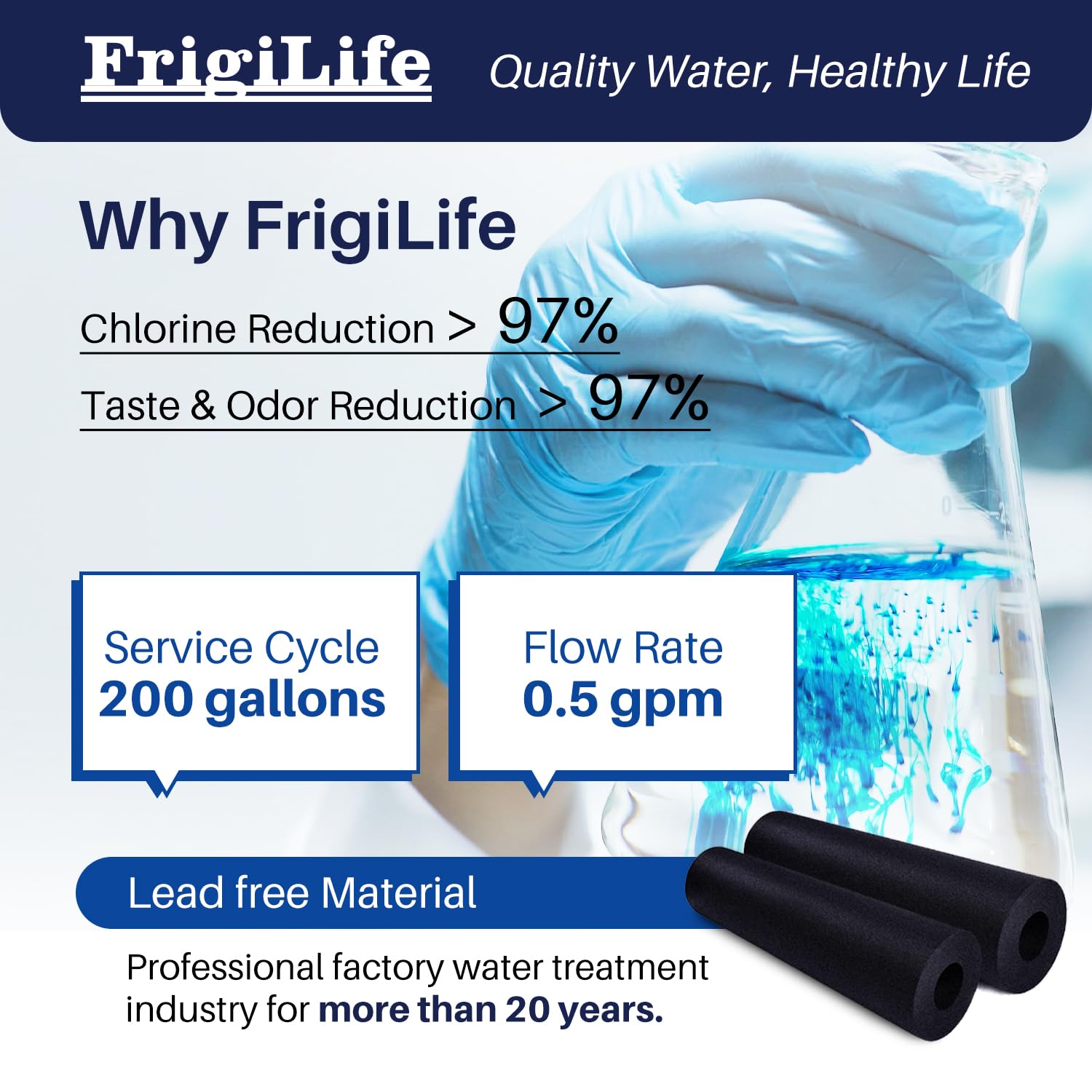 FRIGILIFE RWF0600A Replacement for GE MWFP, MWFA, MWFAP, MWFINT, GWF, GWFA, HWF, HWFA, HDX FMG-1, Smartwater, WFC1201, GSE25GSHECSS, 197D6321P006 （4 Pack)