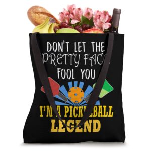 Funny Gift Idea for Pickleball Player Dink Quote Tote Bag