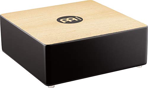 Meinl Percussion Pickup Cajon Snare with Electronics for Amp or PA System, Includes Standard Brushes — NOT Made in China — American White Ash/MDF, 2-Year Warranty (TMPPCS)