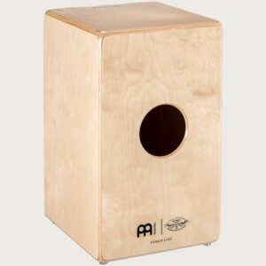 Meinl Percussion Artisan Edition Cajon with Internal Strings for Snare Effect, Baltic Birch/Brown Eucalyptus — Made in Spain — Tango Line, 2-Year Warranty (AETLBE)