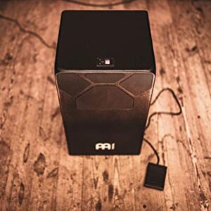 Meinl Percussion Digital Cajon with Ten Pre-Programmed Sound Combinations — for Live Music and Silent Practice — Baltic Birch Body, 2-Year Warranty (MPDC1)