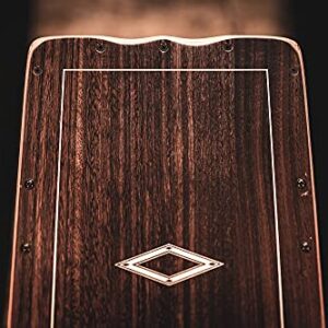 Meinl Percussion Artisan Edition Cajon with Internal Strings for Snare Effect, Baltic Birch/Brown Eucalyptus — Made in Spain — Tango Line, 2-Year Warranty (AETLBE)