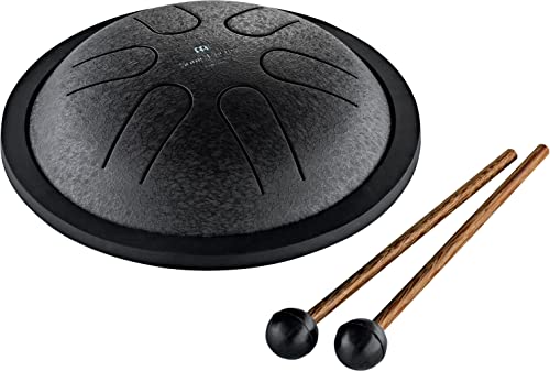 Meinl Sonic Energy Mini Steel Tongue Drum 6 Notes 6" with Mallets, Bag — Sound Healing Instrument for Musical Education, Meditation, ASMR, Yoga