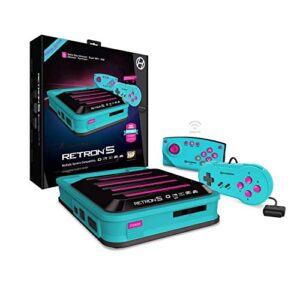 hyperkin retron 5: hd gaming console for gba/gbc/gb/super nes/super famicom/genesis/mega drive/master system (hyper beach) - super nes