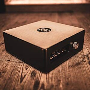 Meinl Percussion Pickup Cajon Snare with Electronics for Amp or PA System, Includes Standard Brushes — NOT Made in China — American White Ash/MDF, 2-Year Warranty (TMPPCS)