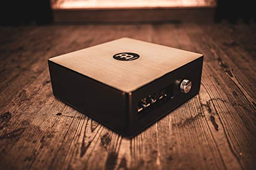 Meinl Percussion Pickup Cajon Snare with Electronics for Amp or PA System, Includes Standard Brushes — NOT Made in China — American White Ash/MDF, 2-Year Warranty (TMPPCS)