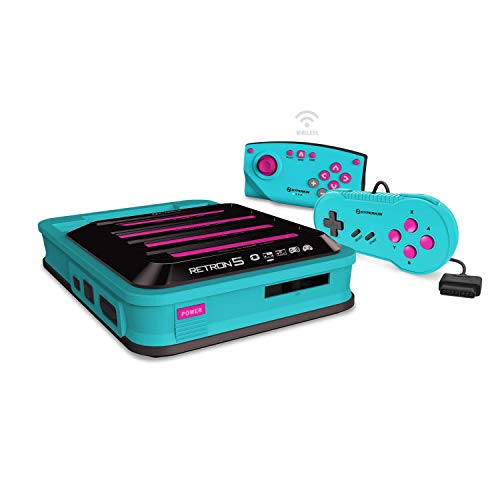 Hyperkin RetroN 5: HD Gaming Console for GBA/Gbc/GB/Super NES/Super Famicom/Genesis/Mega Drive/Master System (Hyper Beach) - Super NES