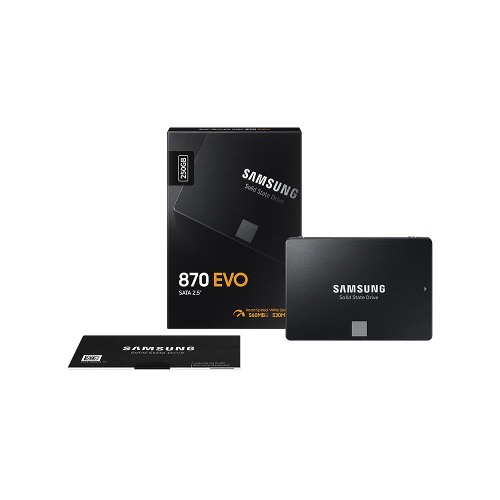 Samsung 870 EVO 500GB SATA 2.5" Internal Solid State Drive (SSD) (MZ-77E500)