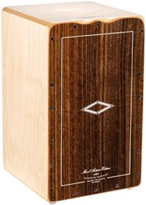 meinl percussion artisan edition cajon with internal strings for snare effect, baltic birch/brown eucalyptus — made in spain — tango line, 2-year warranty (aetlbe)