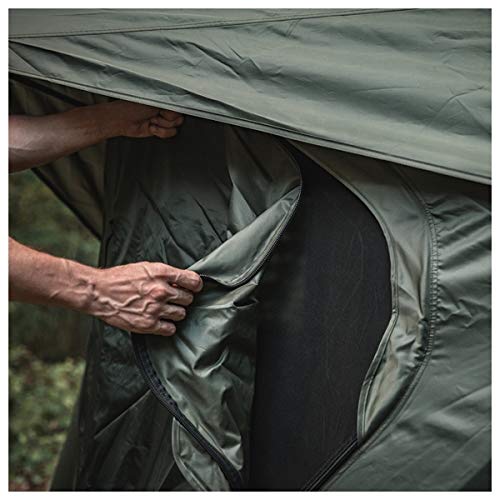 Gazelle T3X GT301GR 3 Person Pop Up Lightweight Portable 3 Season Camping Hub Tent with Easy Setup, Storage Pockets, and Gear Loft, Alpine Green