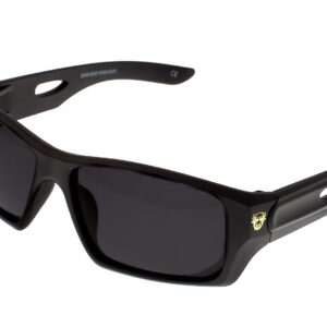 Bison Head High Plains Series XXL Shades - Black Frame/Smoke Lens