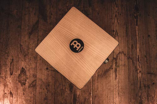 Meinl Percussion Pickup Cajon Snare with Electronics for Amp or PA System, Includes Standard Brushes — NOT Made in China — American White Ash/MDF, 2-Year Warranty (TMPPCS)