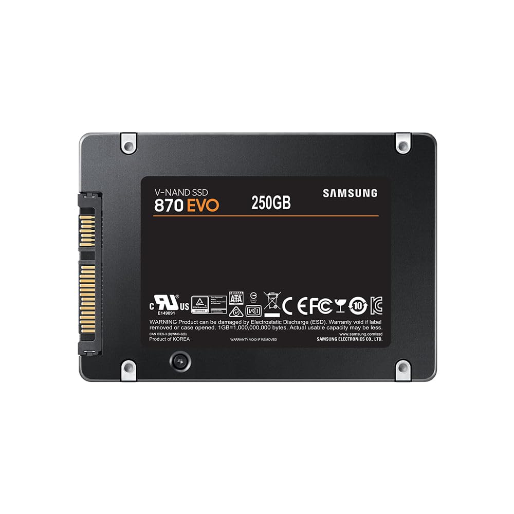 Samsung 870 EVO 500GB SATA 2.5" Internal Solid State Drive (SSD) (MZ-77E500)