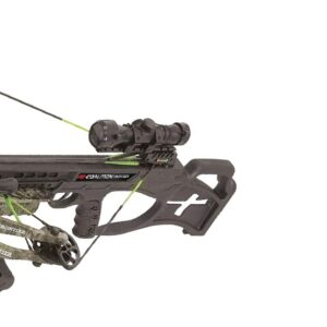 PSE Archery 01318KA Coalition Frontier 380 Feet Per Second Crossbow Package with Scope and Bolts, 185 Pound Draw Weight, Kryptek Altitude Camouflage