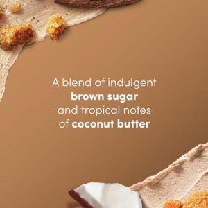 Dove Scrub Brown Sugar & Coconut Butter For Silky Smooth Skin Body Scrub Exfoliates & Restores Skin's Natural Nutrients 10.5 oz