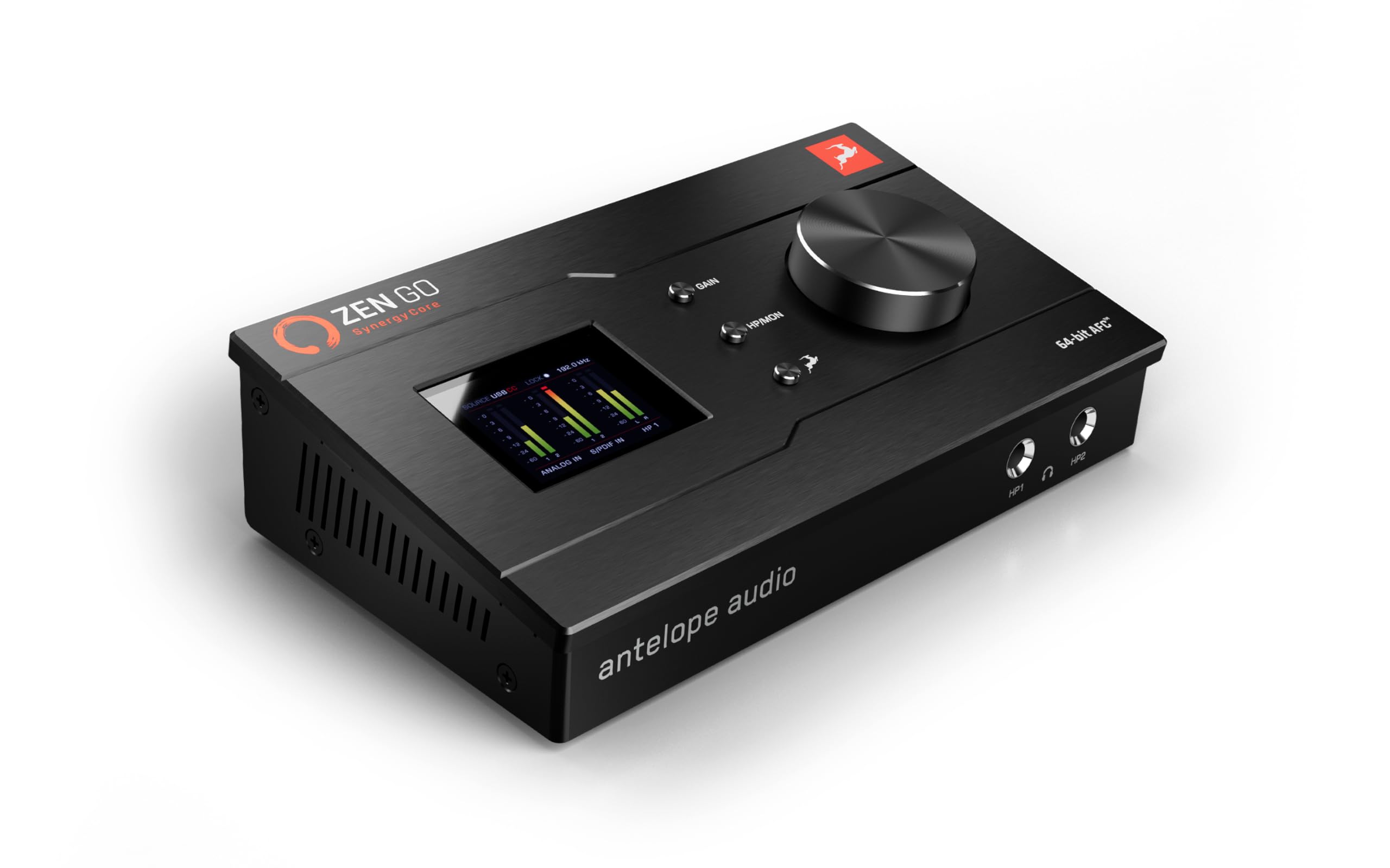 Zen Go Synergy Core, Audio Interface, 4x8 Bus-Powered USB-C Interface For Recording Music, with Onboard Real-Time Audio Recording Effects, USB Connectivity - Antelope Audio