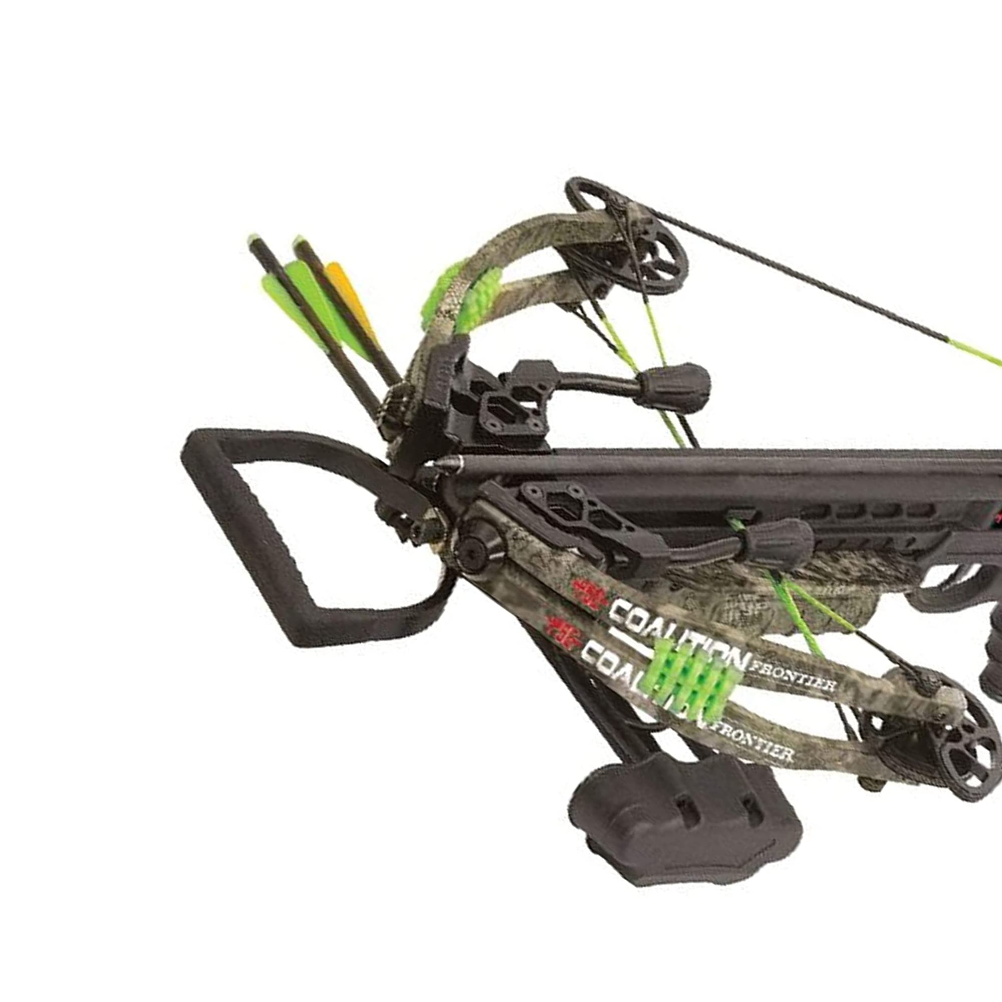 PSE Archery 01318KA Coalition Frontier 380 Feet Per Second Crossbow Package with Scope and Bolts, 185 Pound Draw Weight, Kryptek Altitude Camouflage