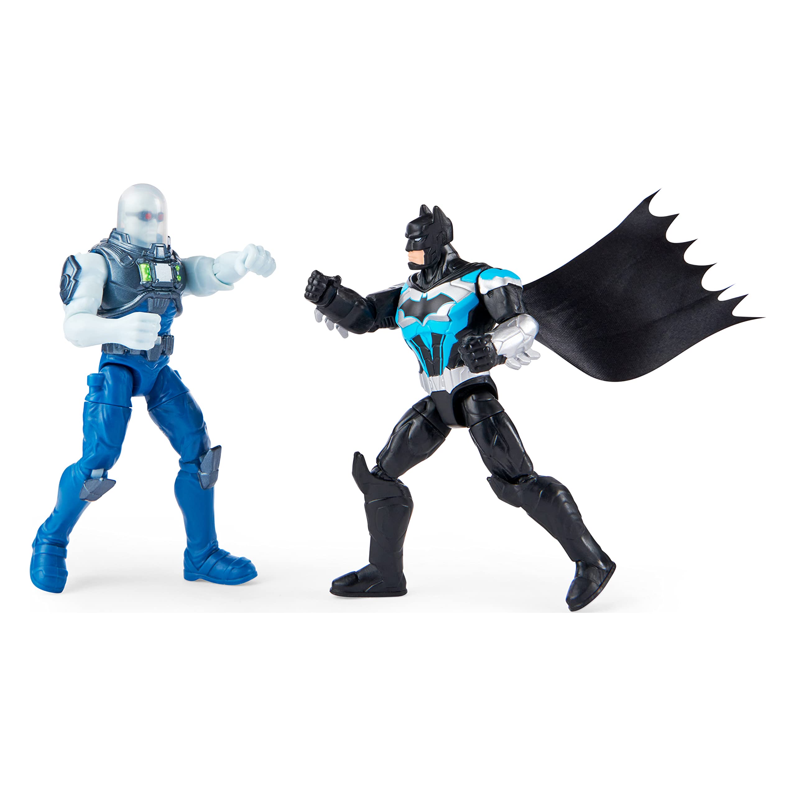 DC Comics Batman Bat-Tech Flyer with 4-inch Exclusive Mr. Freeze and Batman Action Figures, Kids Toys for Boys Ages 3 and Up